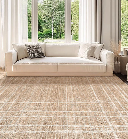 Extra Large Geometric Modern Rugs for Dining Room, Large Modern Rugs for Living Room, Contemporary Modern Rugs for Bedroom