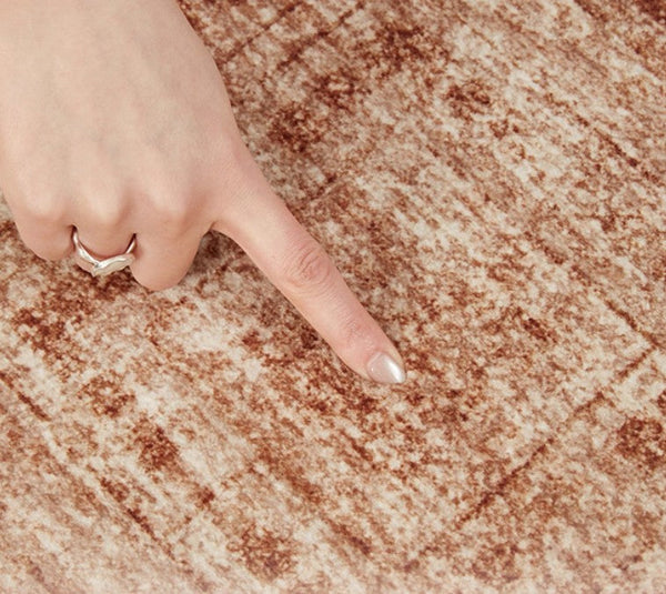 Large Abstract Rugs for Living Room, Mid Century Geometric Contemporary Modern Rugs Next to Bed, Large Modern Area Rugs-Art Painting Canvas