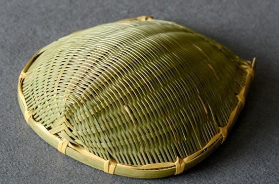 Natural Bamboo Stroage Basket, Kitchen Storage Basket, Woven Storage Baskets, Snacks Pantry Storage Basket, Set of 2-Art Painting Canvas