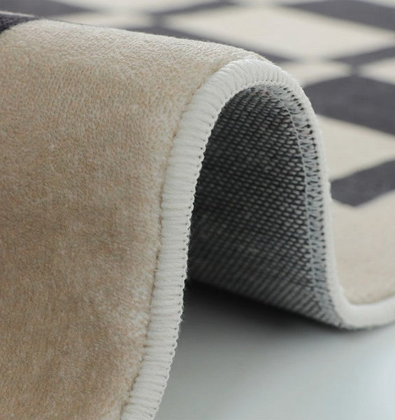 Mid Century Modern Rugs Next to Bed, Modern Rugs for Dining Room, Thick Contemporary Rugs for Bedroom, Modern Carpets for Living Room