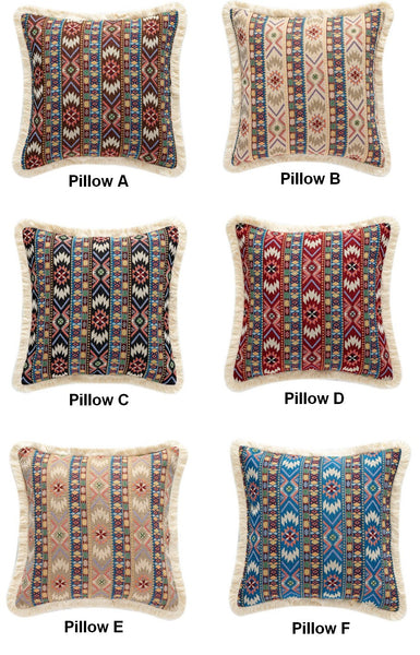 Decorative Throw Pillows for Bedroom, Bohemian Decorative Sofa Pillows for Living Room, Extra Large Modern Geometric Pillows, Oriental Throw Pillow for Couch-Art Painting Canvas