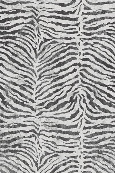 Black Stripe Area Rugs under Sofa, Mid Century Area Rugs for Living Room, Abstract Contemporary Rugs for Bedroom, Modern Carpets for Office, Dining Room Floor Rugs-Art Painting Canvas