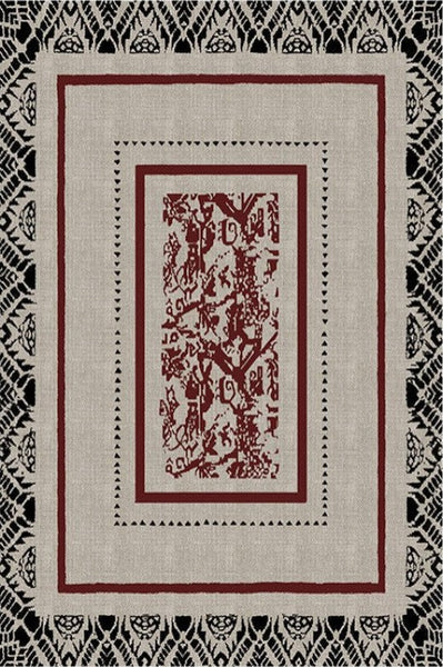 Dining Room Floor Rugs, Abstract Contemporary Rugs for Bedroom, Mid Century Area Rugs for Living Room, Elegant Modern Area Rugs under Sofa, Modern Carpets for Office-Art Painting Canvas