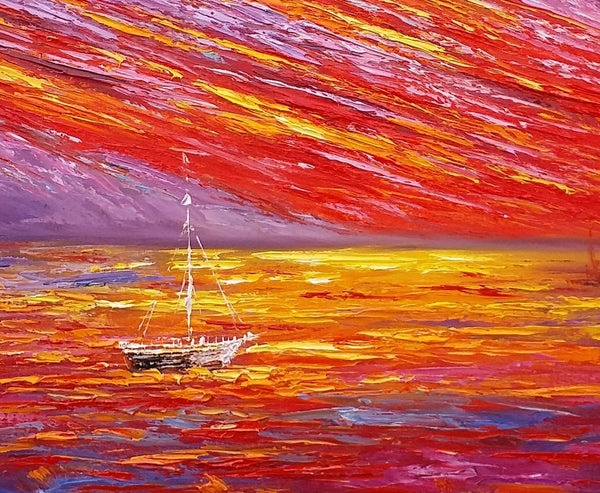 Oil Painting, Original Wall Art, Landscape Painting, Custom Large Art, Canvas Art, Wall Art, Original Artwork, Canvas Painting, Modern Art, Abstract Art-Art Painting Canvas