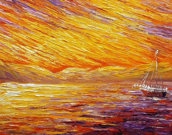 Canvas Art, Original Wall Art, Landscape Painting, Abstract Art, Custom Extra Large Oil Painting-Art Painting Canvas