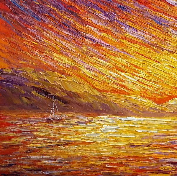 Canvas Art, Original Wall Art, Landscape Painting, Abstract Art, Custom Extra Large Oil Painting-Art Painting Canvas