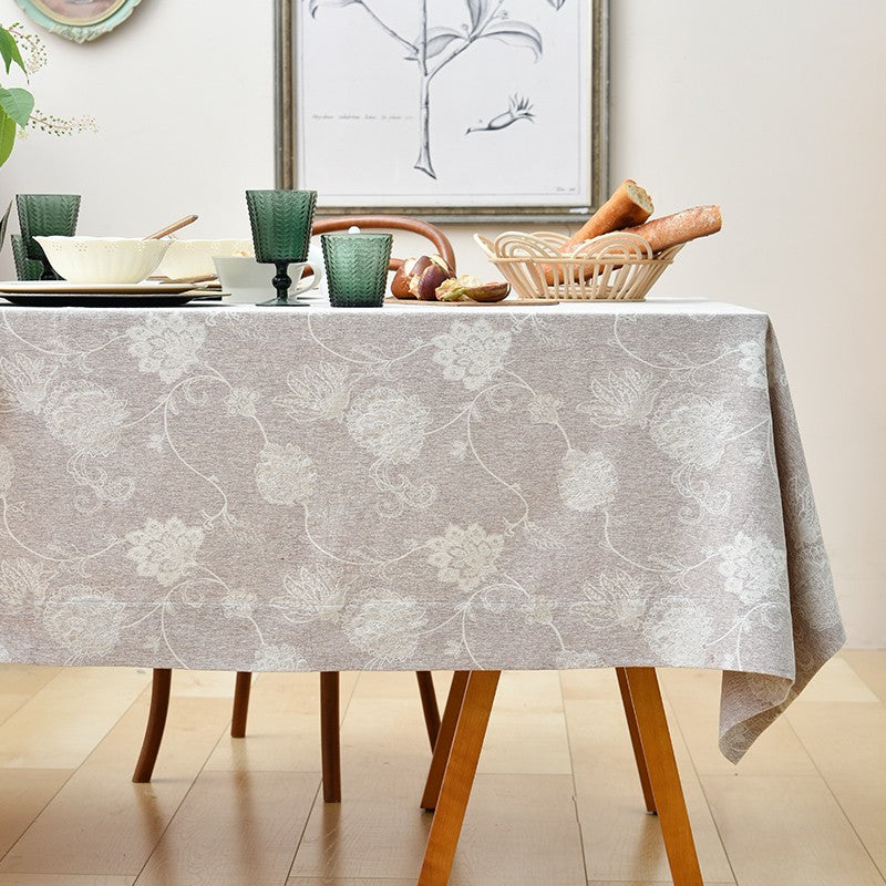 Rustic Table Covers for Kitchen, Country Farmhouse Tablecloth, Square Tablecloth for Round Table, Large Rectangle Tablecloth for Dining Room Table-Art Painting Canvas