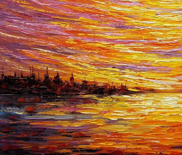 Landscape Painting, Large Wall Art, Canvas Art, Abstract Art, Original Artwork, Custom Canvas Painting, Modern Art, Oil Painting 220-Art Painting Canvas