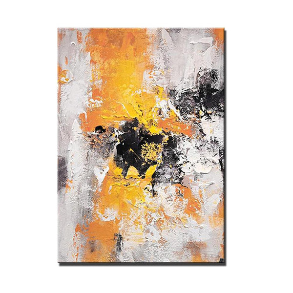 Abstract Acrylic Paintings for Living Room, Modern Contemporary Artwork, Buy Paintings Online, Heavy Texture Canvas Art-Art Painting Canvas