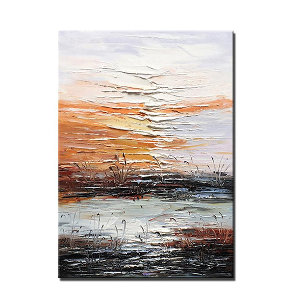 Abstract Canvas Painting, Modern Paintings for Living Room, Hand Painted Wall Art, Huge Painting for Sale-Art Painting Canvas