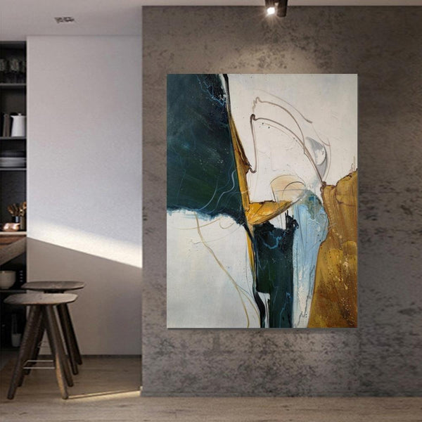 Large Abstract Paintings on Canvas, Hand Painted Canvas Art, Acrylic Paintings for Living Room, Large Painting for Sale-Art Painting Canvas