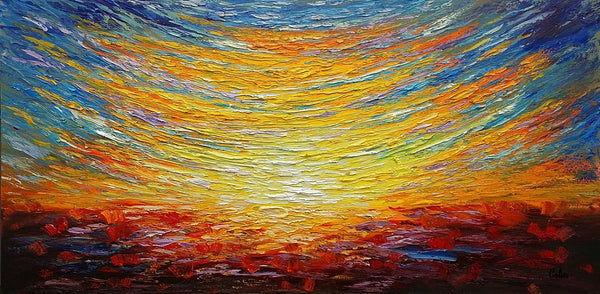 Canvas Art, Abstract Painting, Landscape Painting, Canvas Art, Custom Extra Large Wall Art-Art Painting Canvas