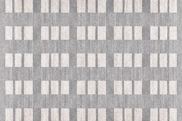 Dining Room Floor Rug, Large Gray Floor Rugs for Living Room, Modern Floor Rugs for Bedroom, Extra Large Geometric Modern Rugs for Office-Art Painting Canvas