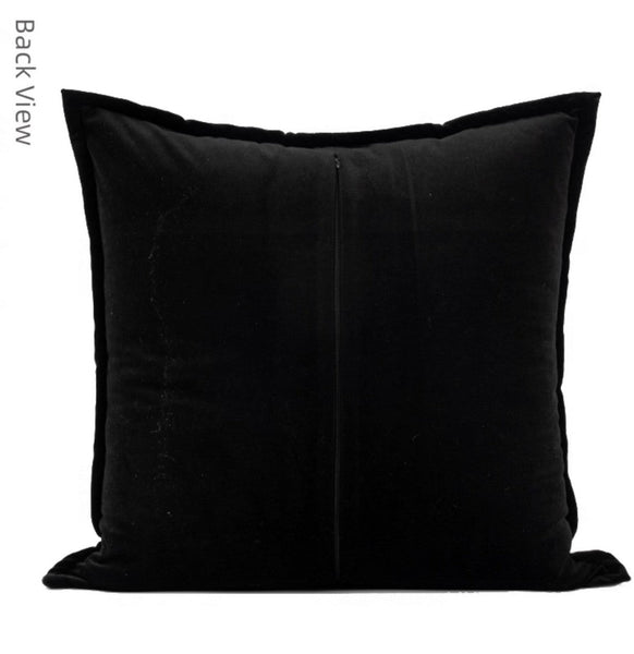 Large Abstract Throw Pillows for Couch, Modern Sofa Throw Pillows, Contemporary Throw Pillow for Living Room, Modern Square Pillows-Art Painting Canvas