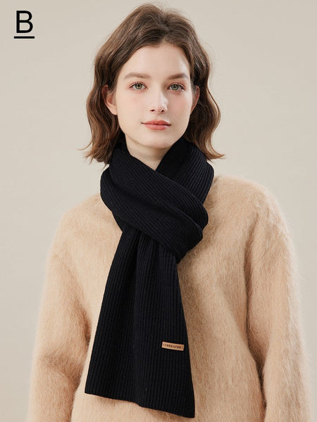 Fashion Designer Scarf, Casual Scarf for Women, Modern Winter Scarf, Cold Weather Scarf, Wool Scarf for Women, Soft Cashmere Scarf for Women-Art Painting Canvas