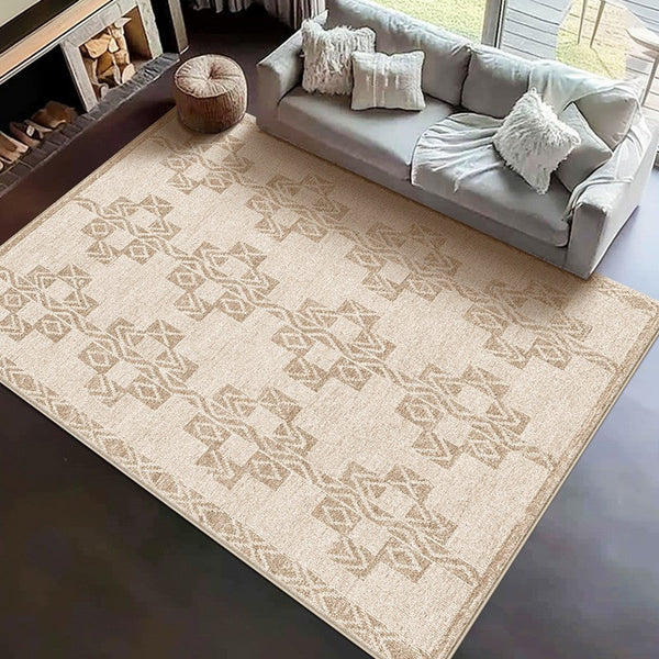 Abstract Modern Rug Ideas for Bedroom, Contemporary Area Rugs for Dining Room, Geometric Modern Rug Placement Ideas for Living Room-Art Painting Canvas