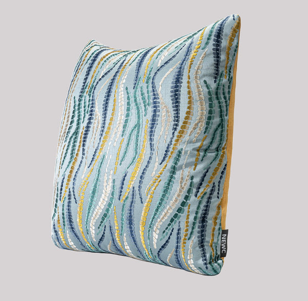 Square Modern Pillows for Couch, Contemporary Modern Sofa Pillows, Decorative Throw Pillows for Bedroom, Large Throw Pillow for Living Room-Art Painting Canvas