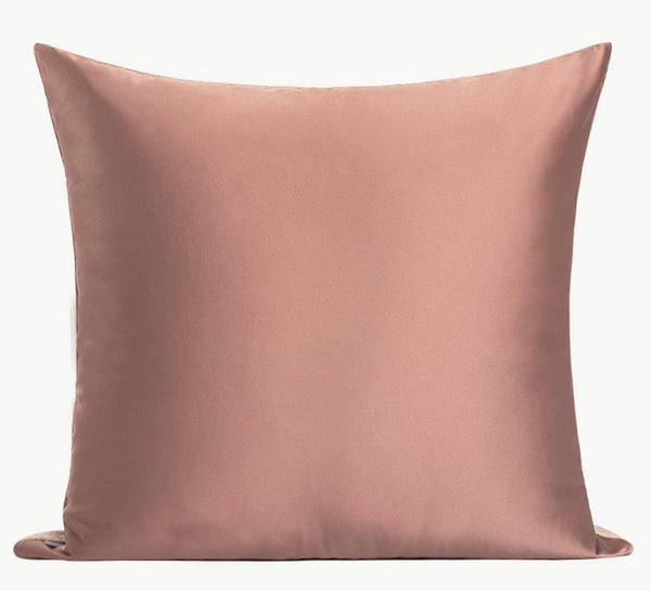 Pink Modern Sofa Throw Pillows, Large Decorative Throw Pillows for Couch, Abstract Contemporary Throw Pillow for Living Room-Art Painting Canvas