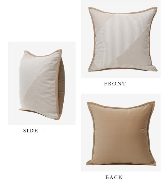 Simple Decorative Throw Pillows, Large Modern Throw Pillows for Couch, Modern Throw Pillow for Interior Design, Contemporary Modern Sofa Pillows-Art Painting Canvas