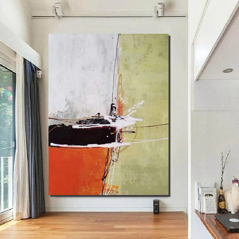 Extra Large Wall Art Painting, Modern Contemporary Abstract Artwork, Canvas Painting for Living Room, Simple Modern Art, Large Paintings for Sale-Art Painting Canvas
