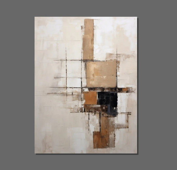 Extra Large Paintings for Living Room, Abstract Acrylic Painting, Hand Painted Wall Art Paintings, Modern Abstract Art for Dining Room-Art Painting Canvas
