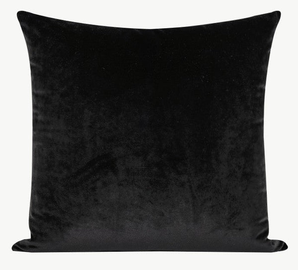 Contemporary Throw Pillow for Living Room, Modern Square Pillows, Abstract Black Throw Pillows for Couch, Simple Modern Sofa Throw Pillows-Art Painting Canvas