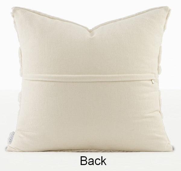 Large Throw Pillow for Interior Design, Decorative Throw Pillows for Bedroom, Square Modern Throw Pillows for Couch, Contemporary Modern Sofa Pillows-Art Painting Canvas