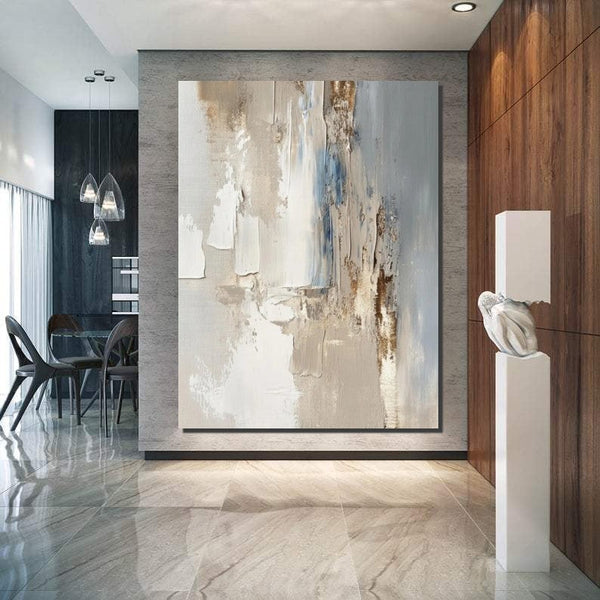 Large Abstract Paintings for Bedroom, Simple Modern Wall Art Ideas, Abstract Painting Ideas for Living Room, Hand Painted Acrylic Painting-Art Painting Canvas