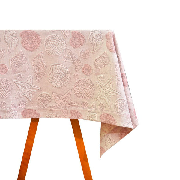 Square Tablecloth for Round Table, Cotton Rectangular Table Covers for Kitchen, Modern Dining Room Table Cloths, Farmhouse Table Cloth, Wedding Tablecloth-Art Painting Canvas