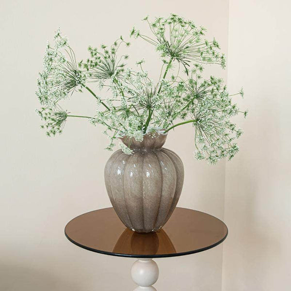 Handmade Liuli Vases, Color Glaze Vase, Contemporary Vases for Modern Home Decor, Glass Bud Vases, Centerpiece Vases on Table-Art Painting Canvas