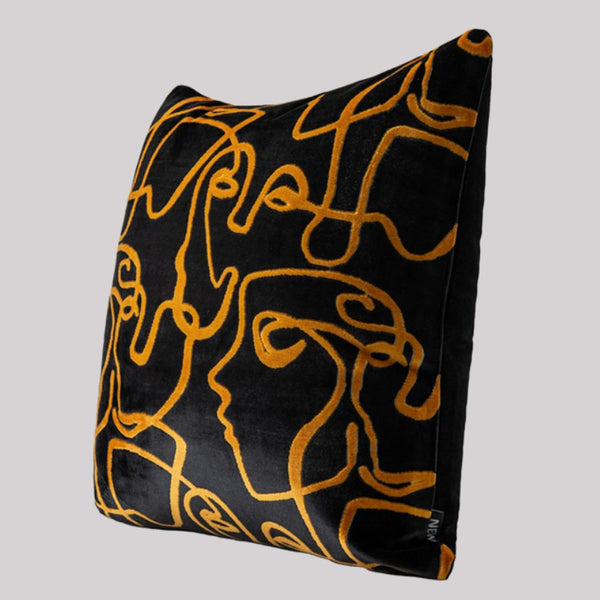 Modern Sofa Throw Pillows for Bedroom, Large Decorative Sofa Pillows, Abstract Contemporary Pillow for Couch-Art Painting Canvas