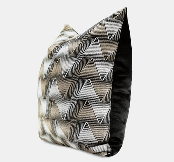 Large Square Decorative Throw Pillows for Couch, Geometric Modern Sofa Pillows, Large Decorative Throw Pillows, Geometric Sofa Pillows for Interior Design-Art Painting Canvas