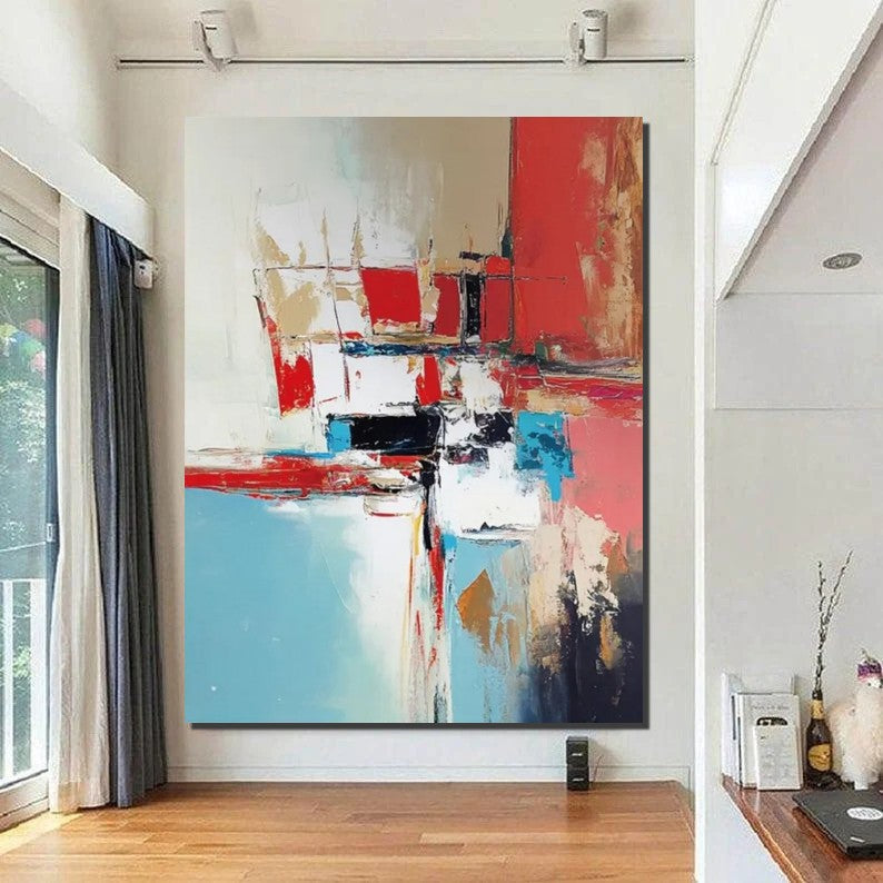 Living Room Abstract Paintings, Impasto Painting, Modern Abstract Painting, Large Acrylic Canvas Paintings, Large Wall Art Ideas-Art Painting Canvas