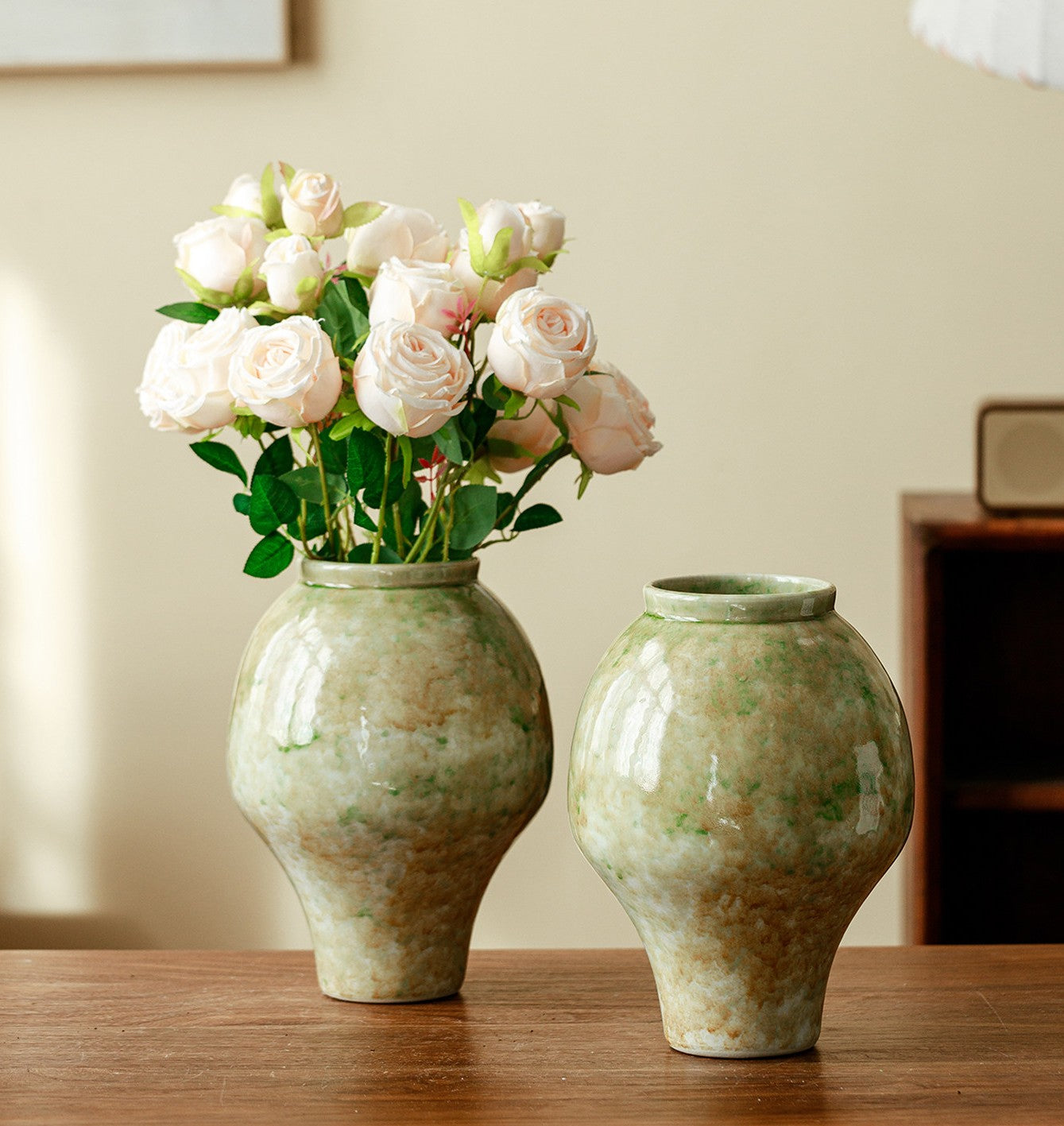 Centerpiece Ceramic Bud Vases Porcelain Flower Art Decor Modern Miniature Table Accent Home