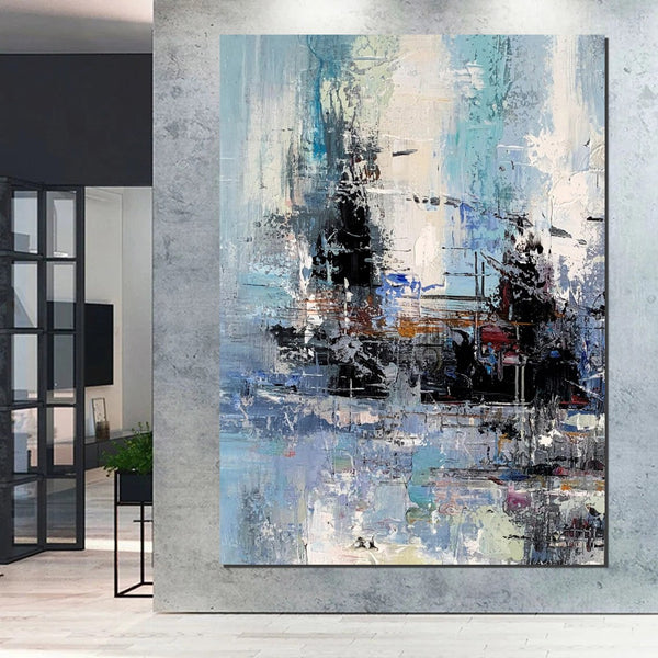 Large Paintings for Dining Room, Acrylic Painting on Canvas, Simple Abstract Art, Wall Art Paintings for Bedroom, Simple Modern Art Paintings-Art Painting Canvas