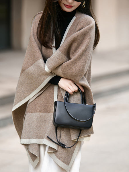 Camel Brown Wool Scarf, Soft Wool Scarf for women, Christmas Holiday Gift, Evening Wrap, Large Winter Shawl, Elegant Shawl, Warm Cape, Winter Scarves, Winter Shawl-Art Painting Canvas