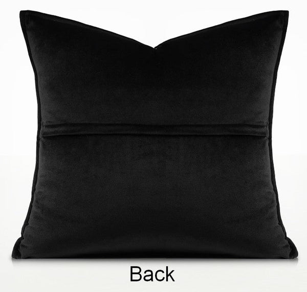 Red Heart Shape Modern Pillows for Couch, Decorative Pillow Covers, Abstract Decorative Throw Pillows for Living Room, Large Modern Sofa Pillow Cases-Art Painting Canvas