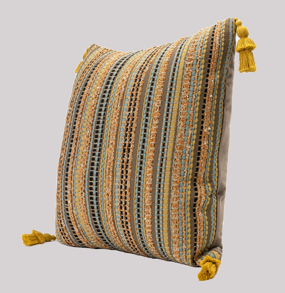 Contemporary Modern Sofa Pillows, Luxury Modern Pillows for Couch, Decorative Throw Pillows for Bedroom, Large Modern Pillow for Living Room-Art Painting Canvas