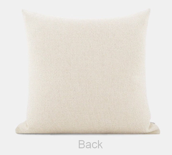 Large Modern Sofa Cushion, Beige Decorative Pillow Covers, Simple Decorative Throw Pillows for Living Room, Contemporary Modern Pillows for Couch-Art Painting Canvas