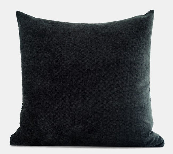 Large Modern Sofa Pillow Covers, Black and White Pattern Contemporary Square Modern Throw Pillows for Couch, Simple Throw Pillow for Interior Design-Art Painting Canvas