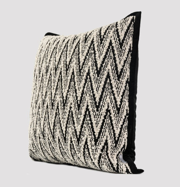 Large Abstract Throw Pillows for Couch, Modern Sofa Throw Pillows, Contemporary Throw Pillow for Living Room, Modern Square Pillows-Art Painting Canvas