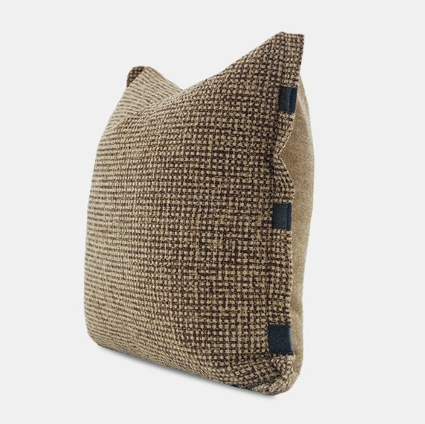 Contemporary Modern Sofa Pillow Covers, Brown Decorative Throw Pillows for Bedroom, Modern Throw Pillows for Couch, Modern Sofa Pillows for Interior Design-Art Painting Canvas