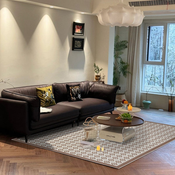 Mid Century Contemporary Modern Rugs for Living Room, Modern Rug Placement Ideas for Dining Room, Large Modern Rugs for Bedroom-Art Painting Canvas