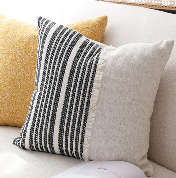 Contemporary Throw Pillows, Modern Pillows for Dining Room, Modern Sofa Pillows, Large Modern Sofa Pillows, Decorative Throw Pillows for Couch-Art Painting Canvas