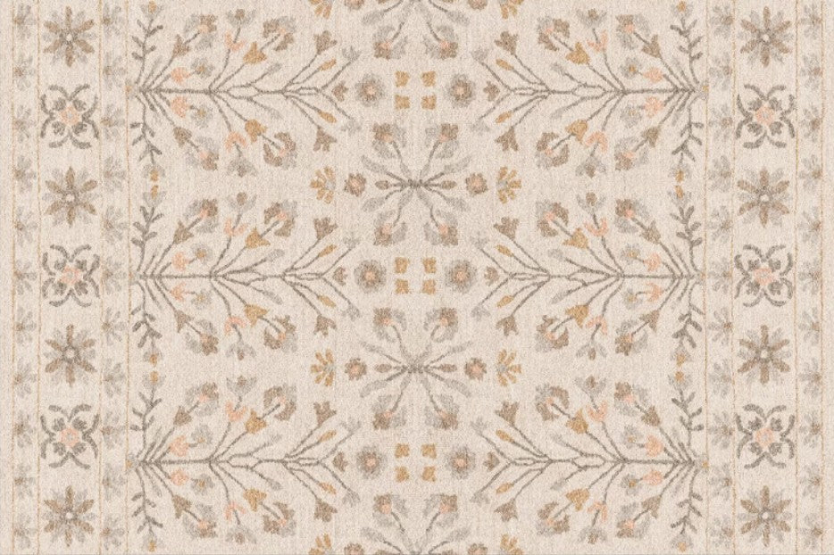 Modern Rugs for Living Room, Flower Pattern Modern Rugs for Farmhouse, Bedroom Modern Rugs, Modern Rugs for Dining Room-Art Painting Canvas