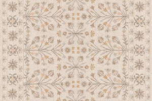 Modern Rugs for Living Room, Flower Pattern Modern Rugs for Farmhouse, Bedroom Modern Rugs, Modern Rugs for Dining Room-Art Painting Canvas