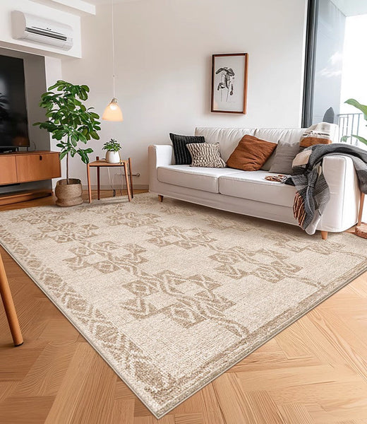 Modern Rug Ideas for Bedroom, Geometric Modern Rug Placement Ideas for Living Room, Contemporary Area Rugs for Dining Room-Art Painting Canvas