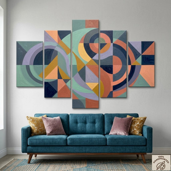 Original Abstract Paintings, Modern Canvas Artwork for Living Room, Large Abstract Wall Art Paintings-Art Painting Canvas