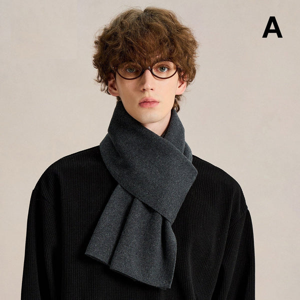 Men's Wool Scarf Winter, Formal Men Scarf Styles, Soft Wool Winter Scarves for Men, Casual Scarf for Men, Men's Winter Scarf, Business Wool Scarf for Gentleman