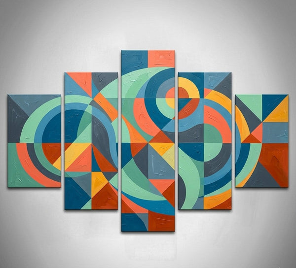 Dining Room Modern Canvas Artwork, Original Abstract Paintings, Extra Large Abstract Wall Art Paintings-Art Painting Canvas